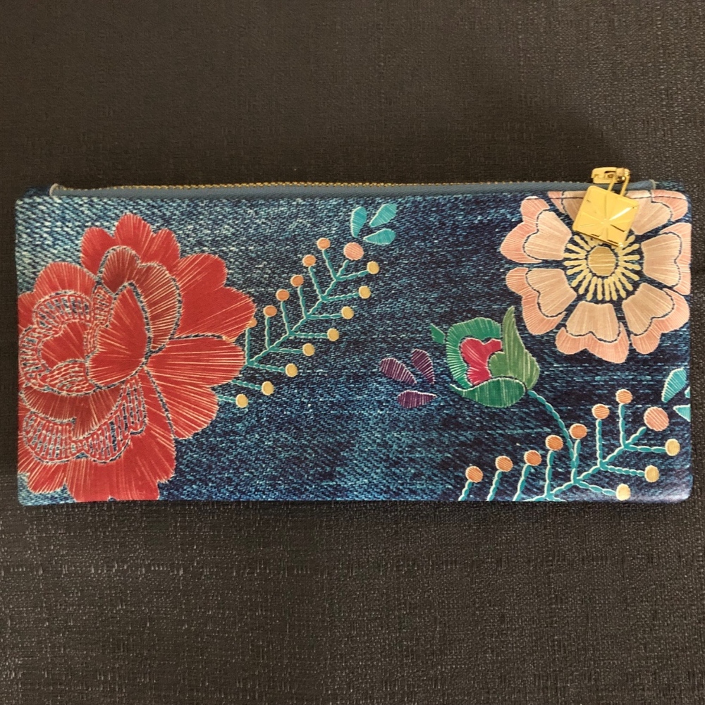 Erin Condren Denim Design Pencil Pouch